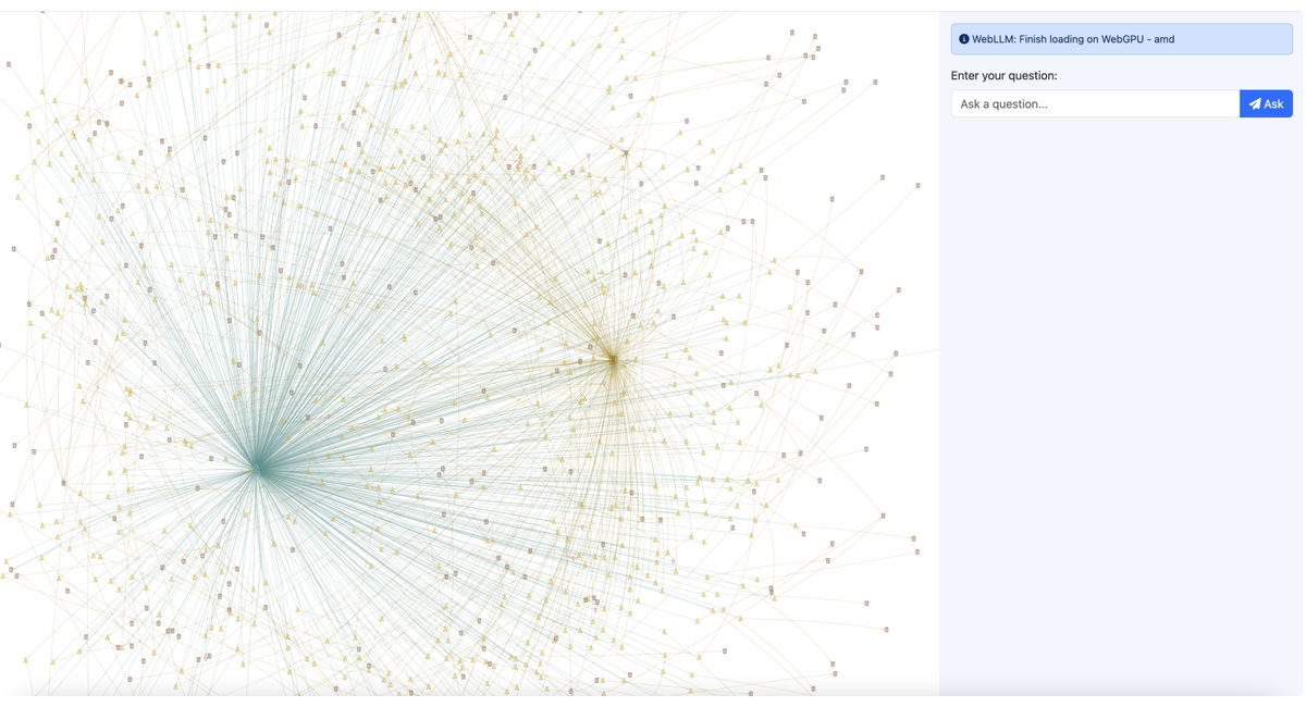 Главный экран программы. Источник: https://blog.kuzudb.com/post/kuzu-wasm-rag/