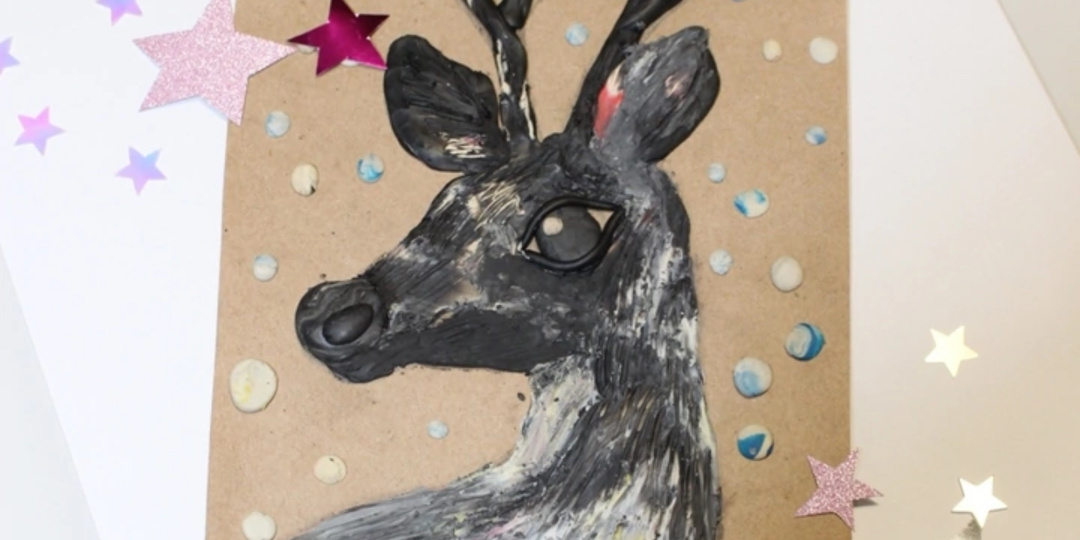 Красивая работа лепки с детьми из пластилина