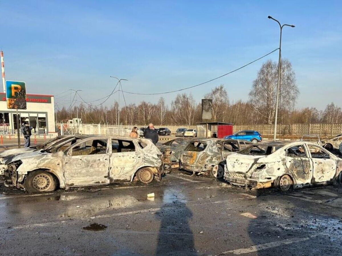    Последствия массовой атаки дронов на Москву и Подмосковье© Фото : пресс-служба губернатора Московской области