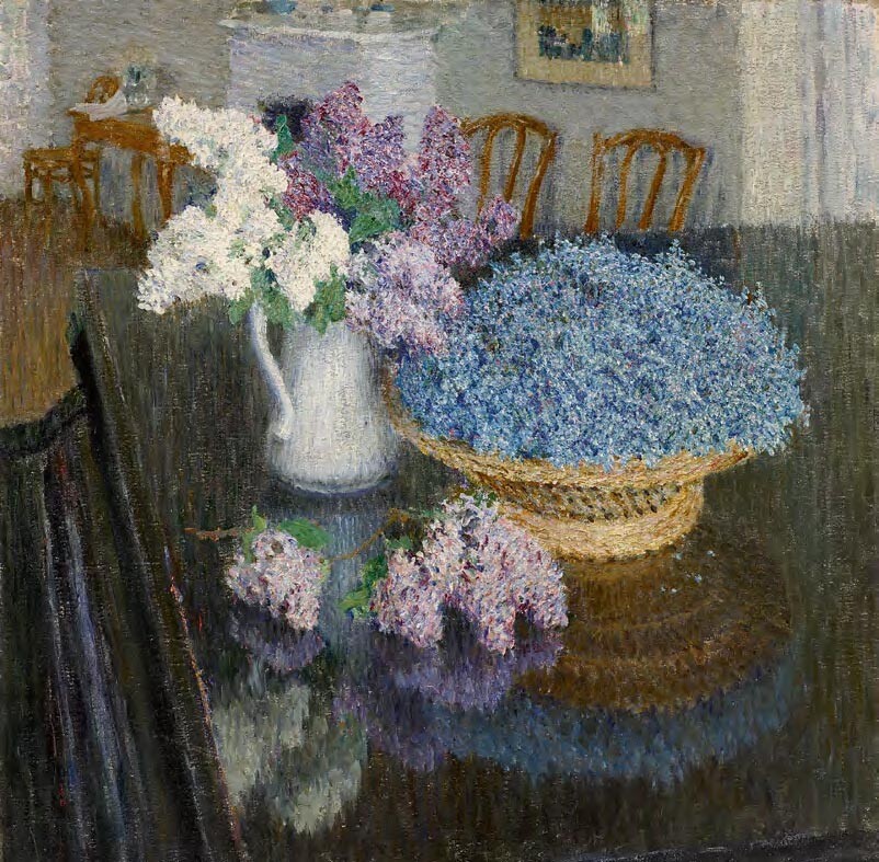 И. Грабарь. Сирень и незабудки. 1905 г. ©Ярославский художественный музей