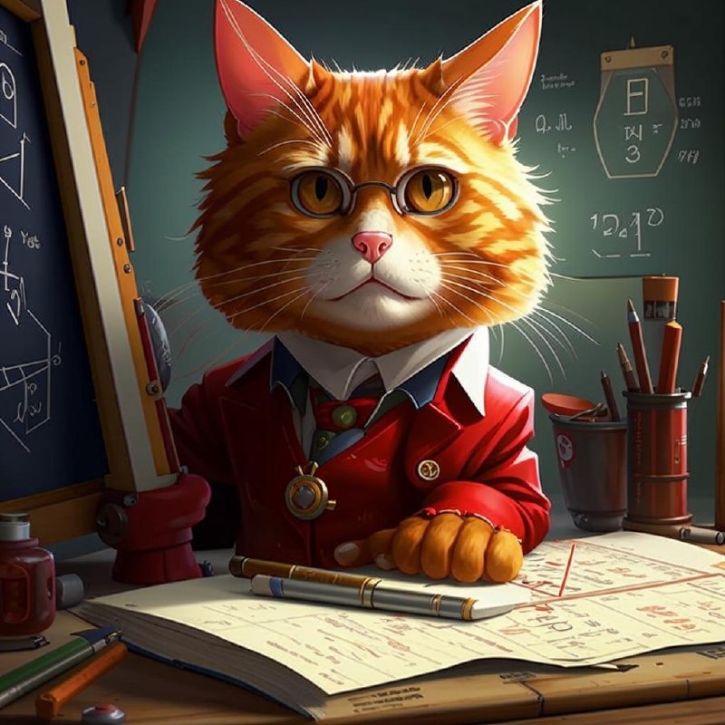 Кот Глобус немного математик