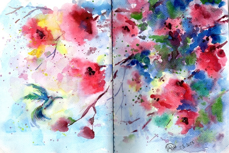 В листалке фото арта после первой заливки и совсем небольшой проработки деталей.