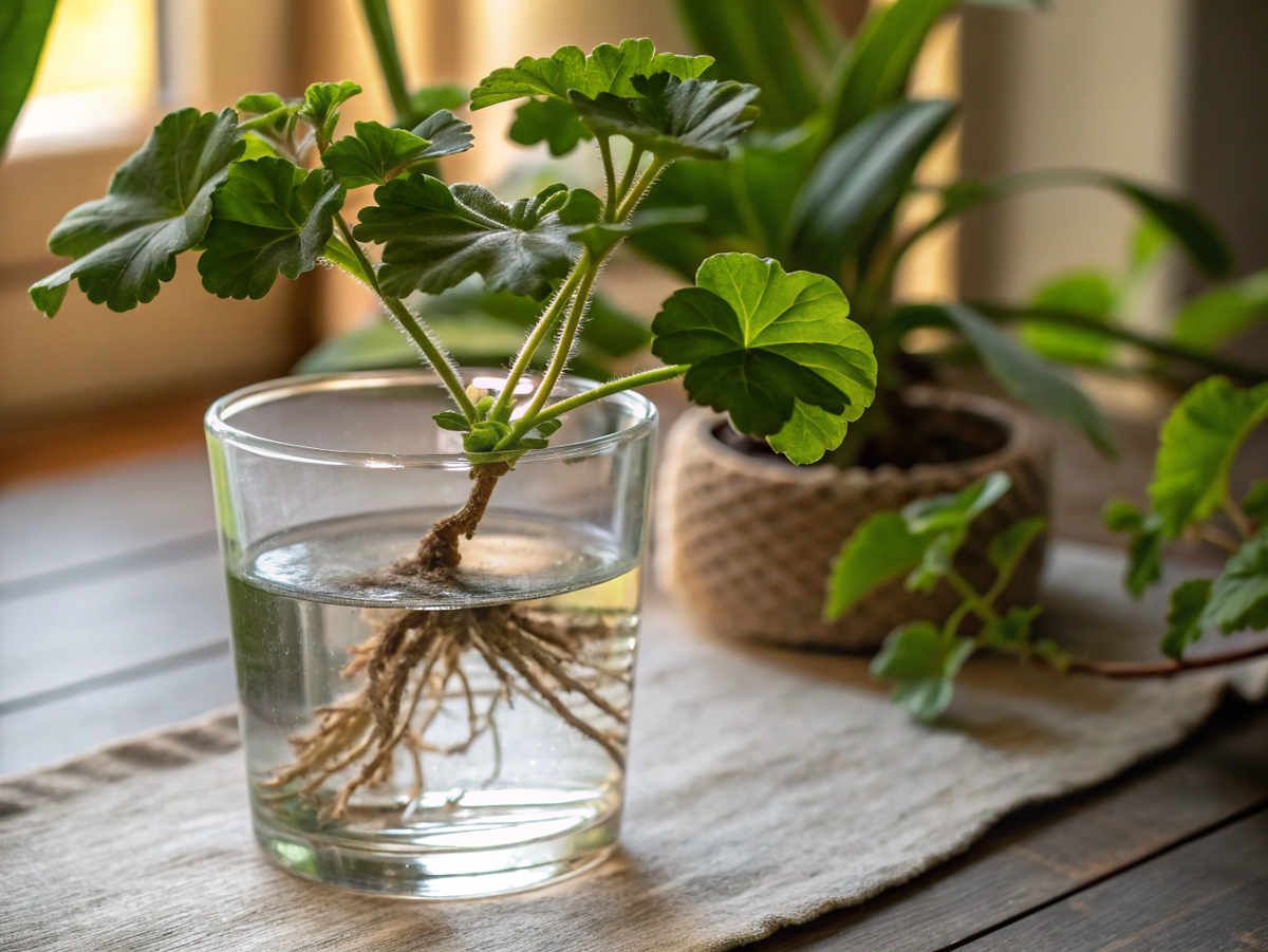 Черенкование герани