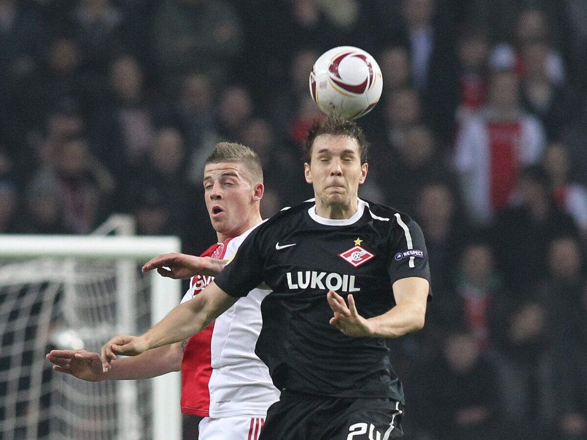    Игровой момент матча "Аякс" - "Спартак"© РИА Новости / Илья Питалев