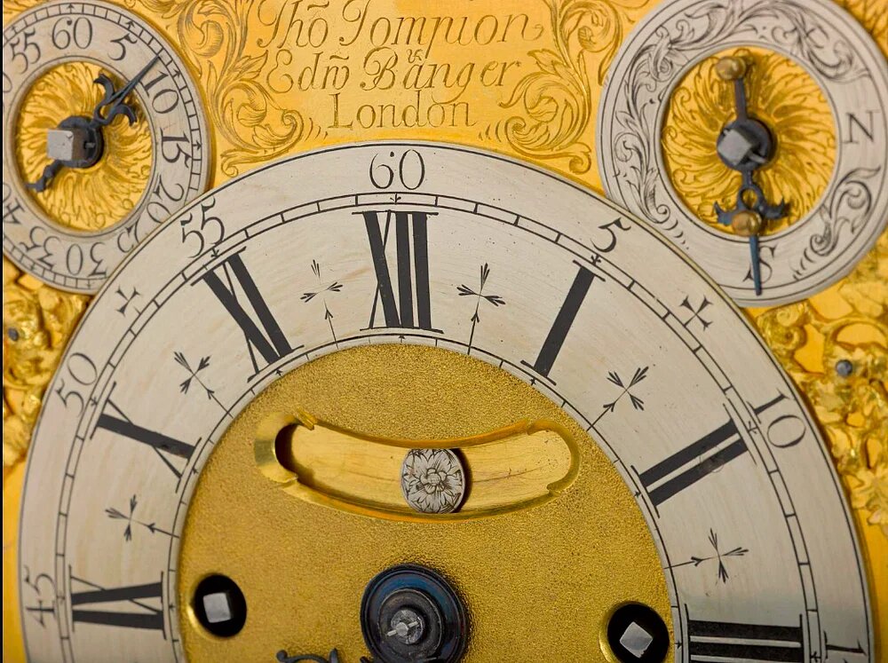 Деталь, циферблат часов Tompion
Музей науки, Лондон 