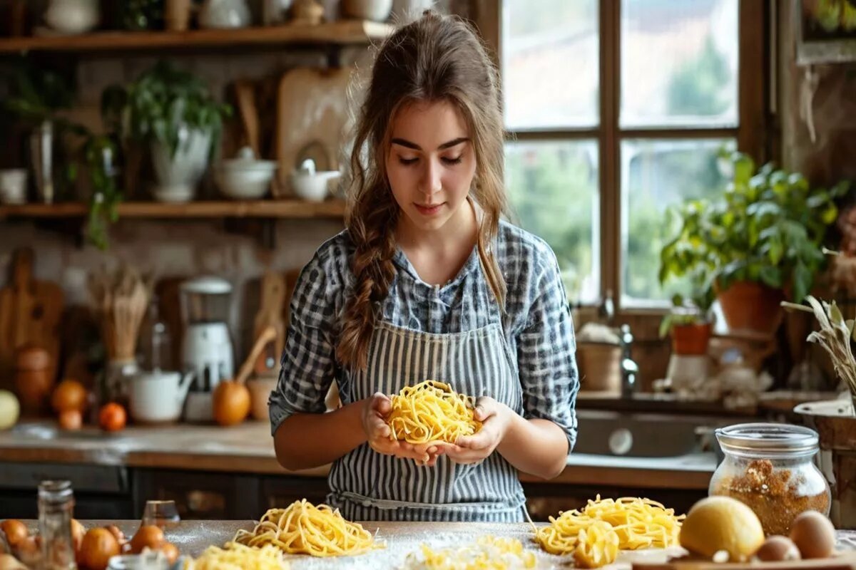 Макароны стали символом простоты и нехитрости повседневного меню.
Фото: Нейросеть shedevrum.ai