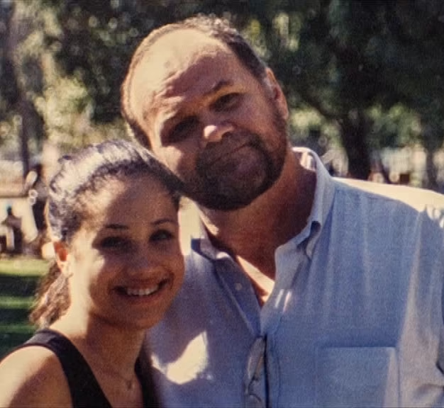 Меган с отцом. Фото Daylimail