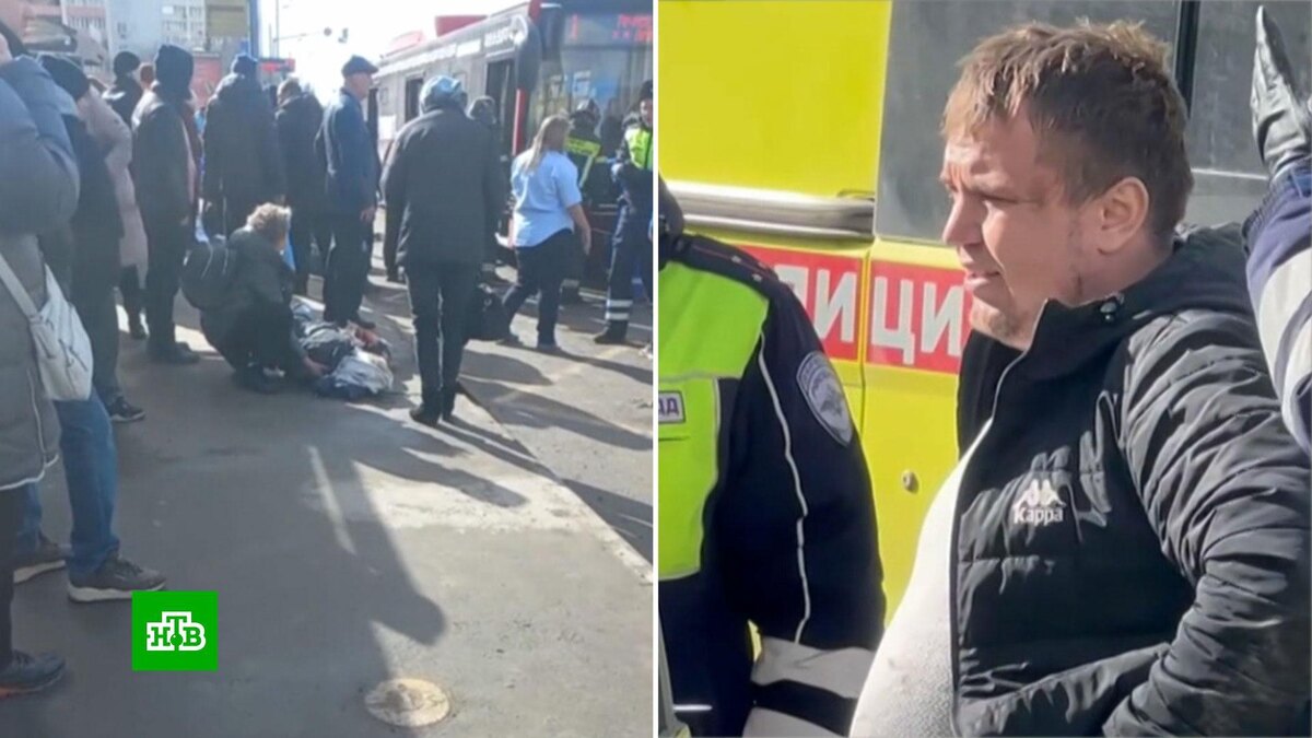    Перед столкновением с остановкой в Казани таксист захрипел и закатил глаза