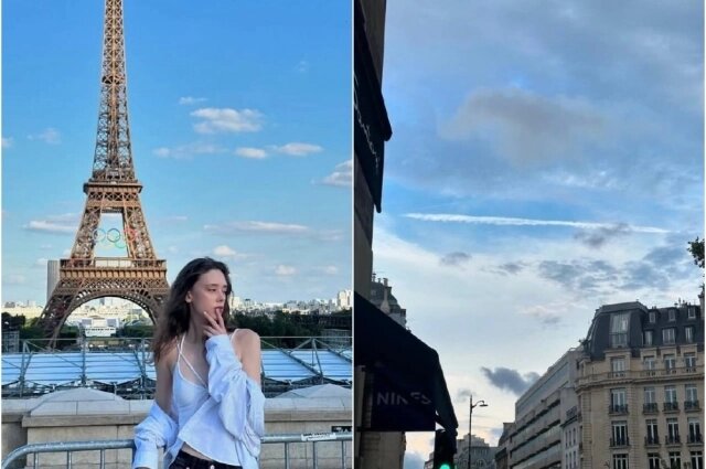    Диана в Париже. Фото: Соцсети героя публикации АиФ-Новосибирск