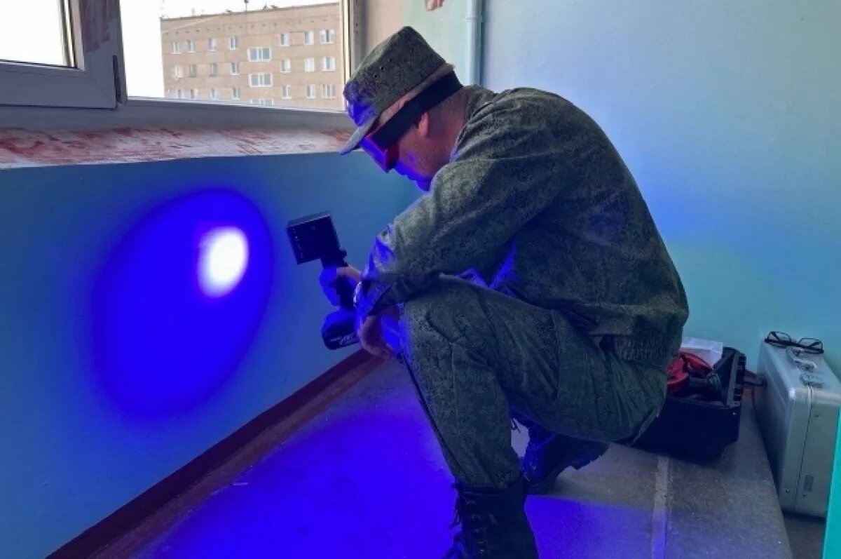    Подъезд, в котором произошло преступление