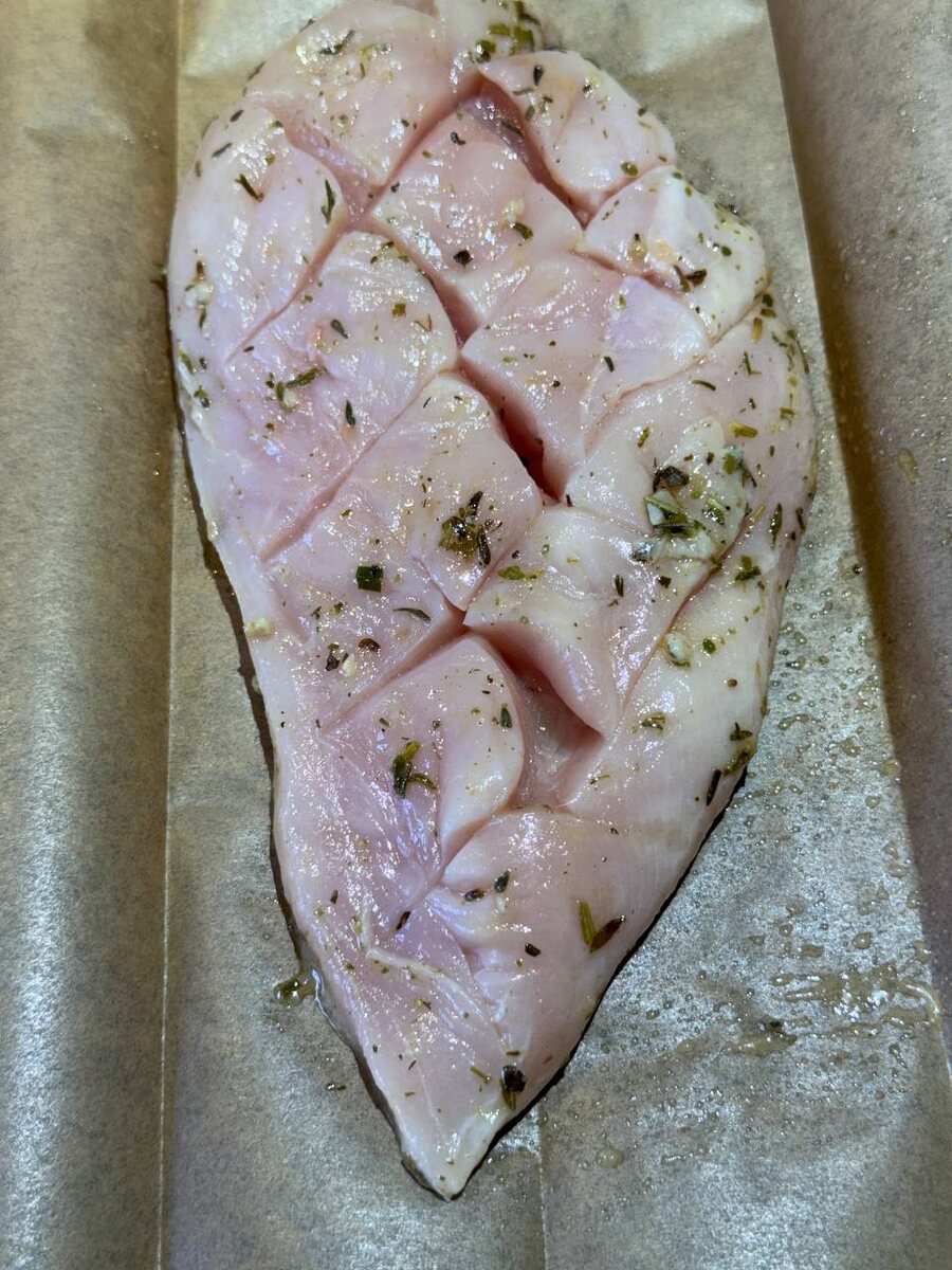 Надрезанное большое филе