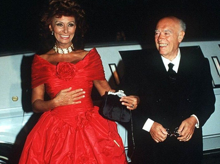 Софи Лорен с мужем