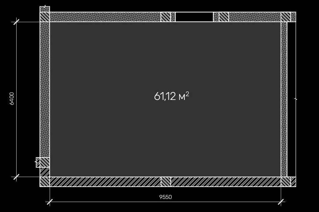 План исходного помещения
