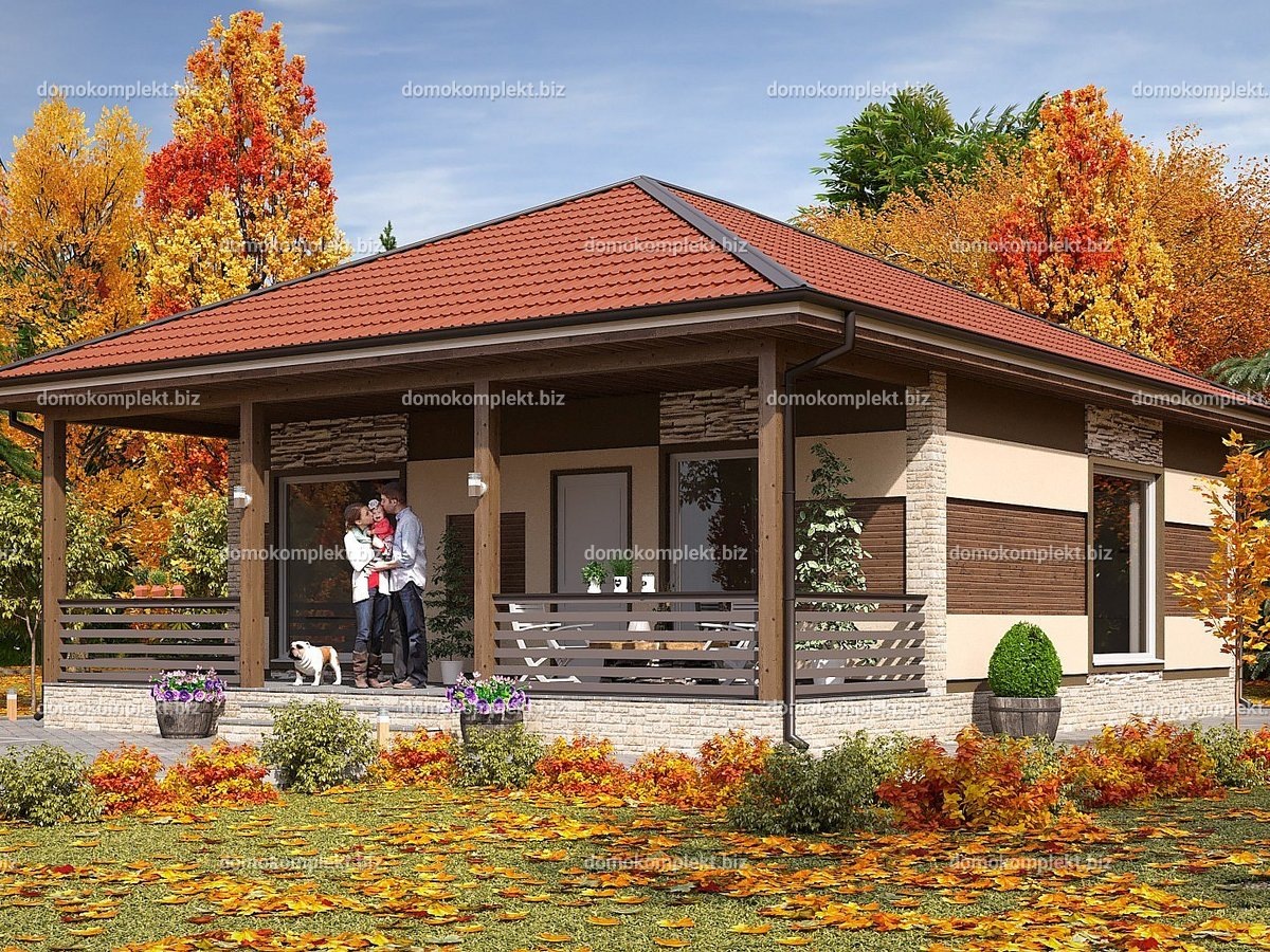 Дом по проекту "Листопад"