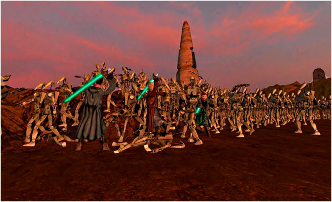 
Места знакомые по вселенной Star Wars.