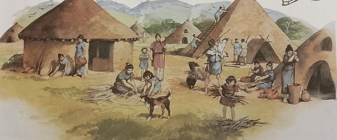 Жители такого поселения начала правления династии Чжоу