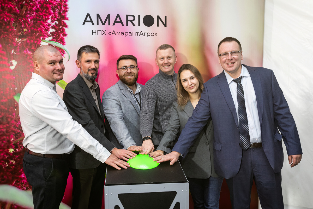 Открытие первой линии завода по глубокой переработке амаранта в Воронежской области.