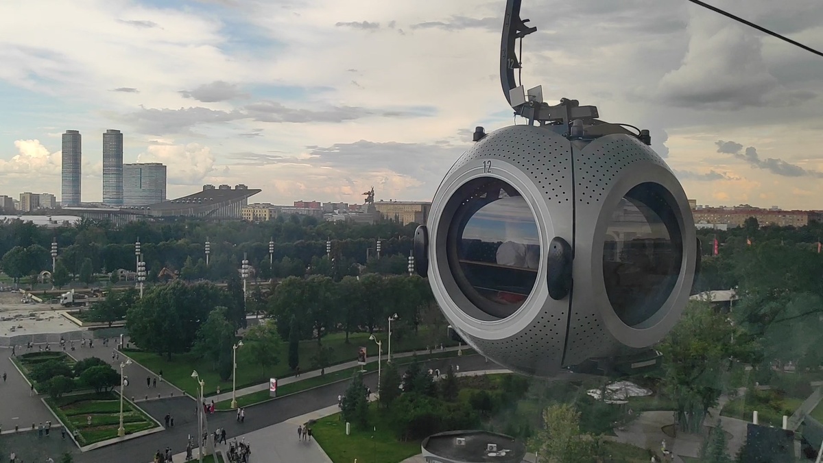 Канатная дорога на ВДНХ - фуникулёр