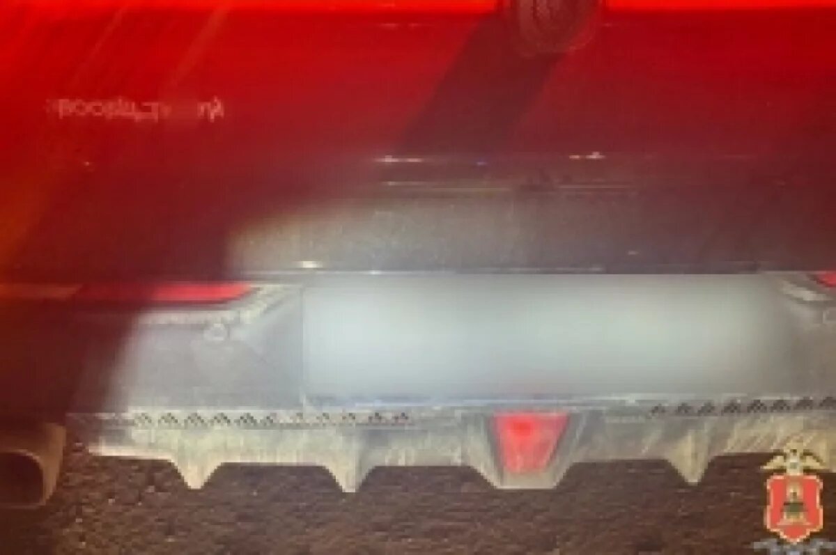    В Твери задержан пьяный водитель с нецензурной надписью на машине