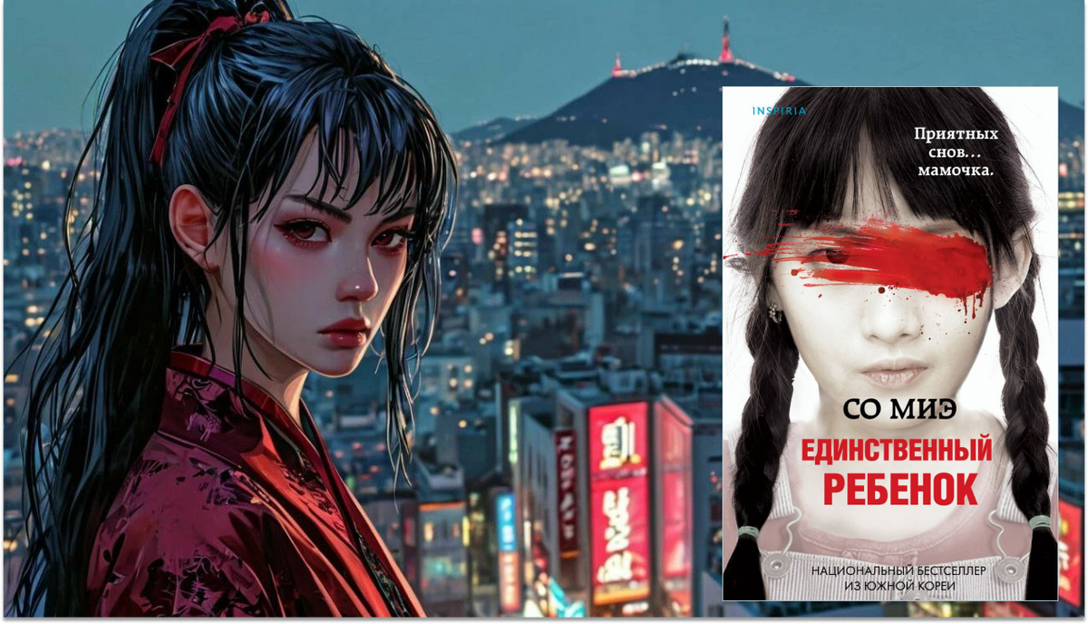 Картинка создана "Шедеврумом", наней обложка издания романа 2021 года от "Inspiria", серия "Tok. Национальный бестселлер. Корея", переводчик Артём Лисочкин