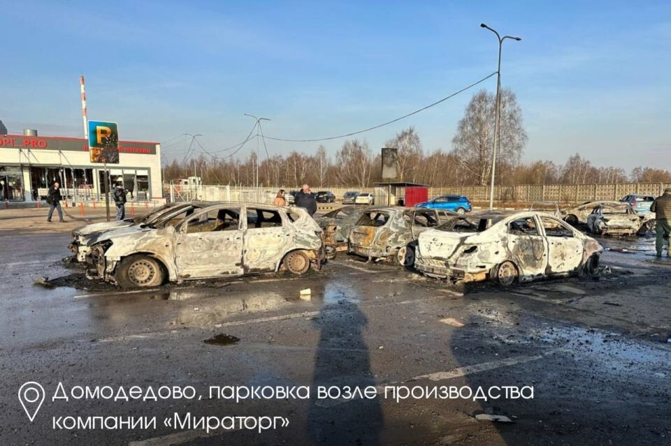    Разрушения после атаки в Московской области . Источник: Андрей Воробьев