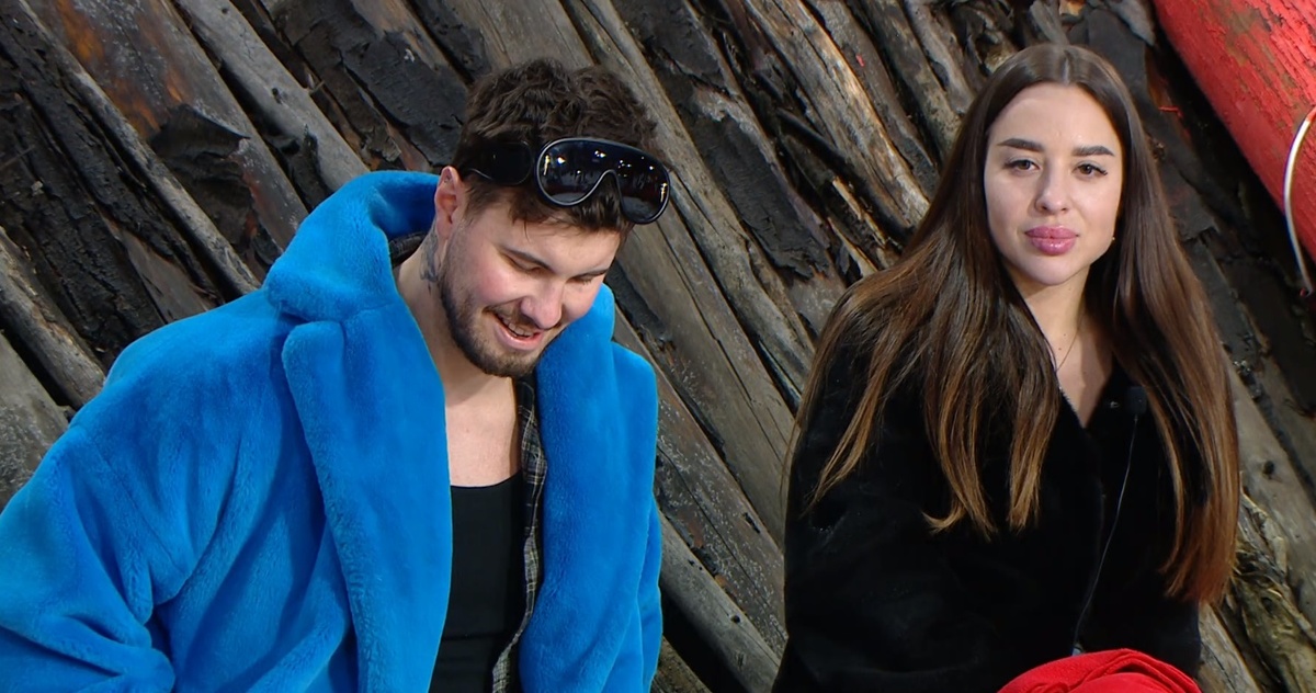 Сергей Хорошев и Евгения Дорожкина (фото из эфира на «Okko»)