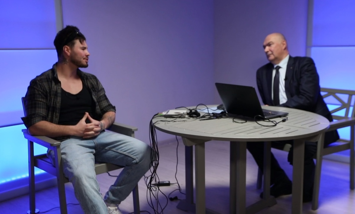 Николай Туранов и Сергей Хорошев (фото из эфира на «Okko»)