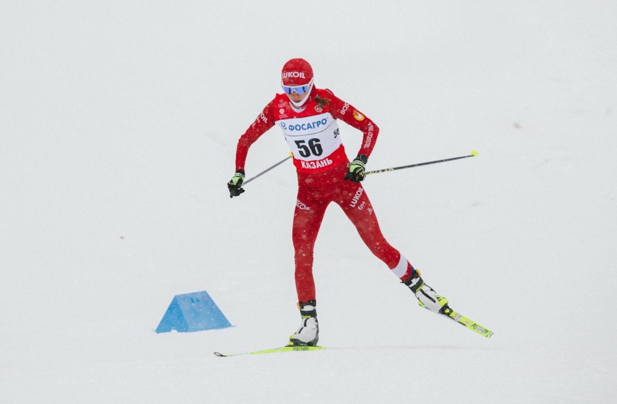 Алина Пеклецова на дистанции ЧР-2025 в Казани. Фото: vologda.mk.ru