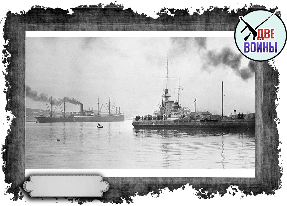 Корабли интервентов на рейде. Фото в открытом доступе.