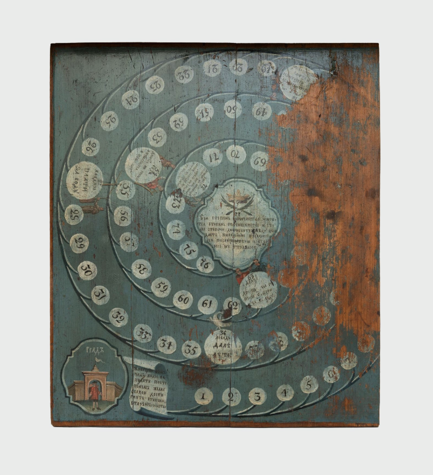 Игра «Гусёк». Российская империя, XVIII в.