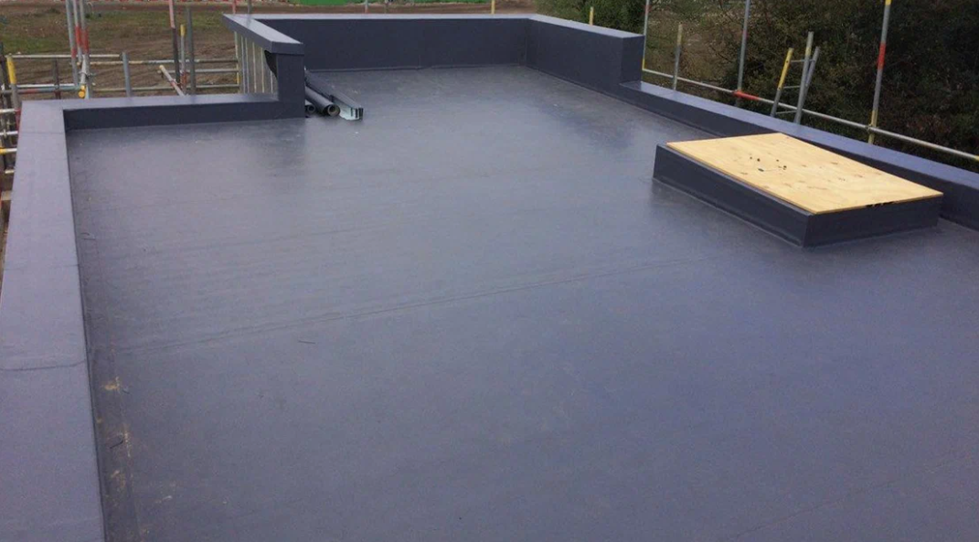 Кровля плоская мембрана