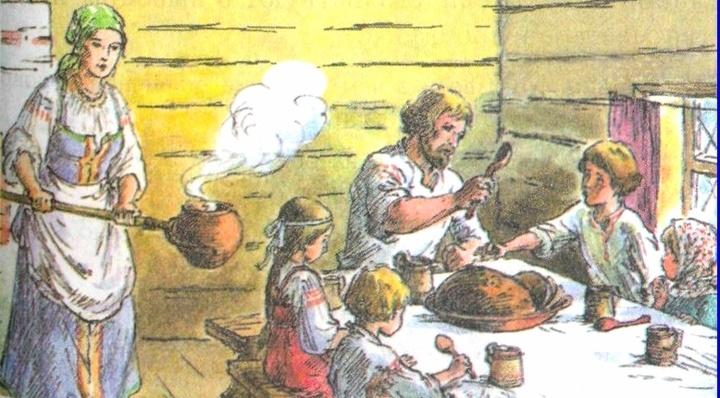 За общим столом еда вкуснее