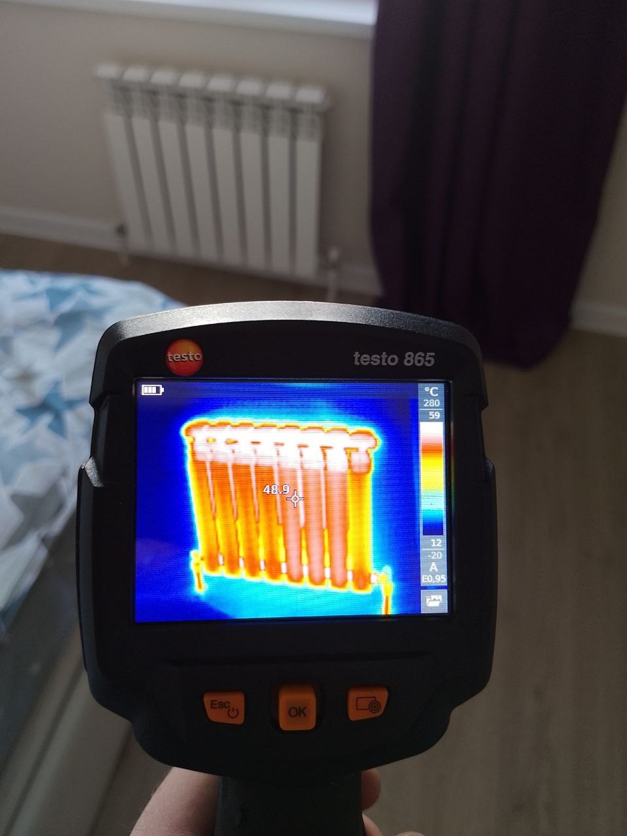 Температура до промывки