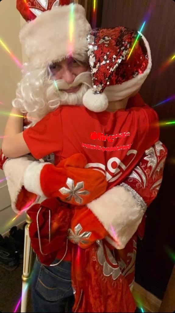 Александр Калько в образе Деда Мороза. Фотография Александра Калько.