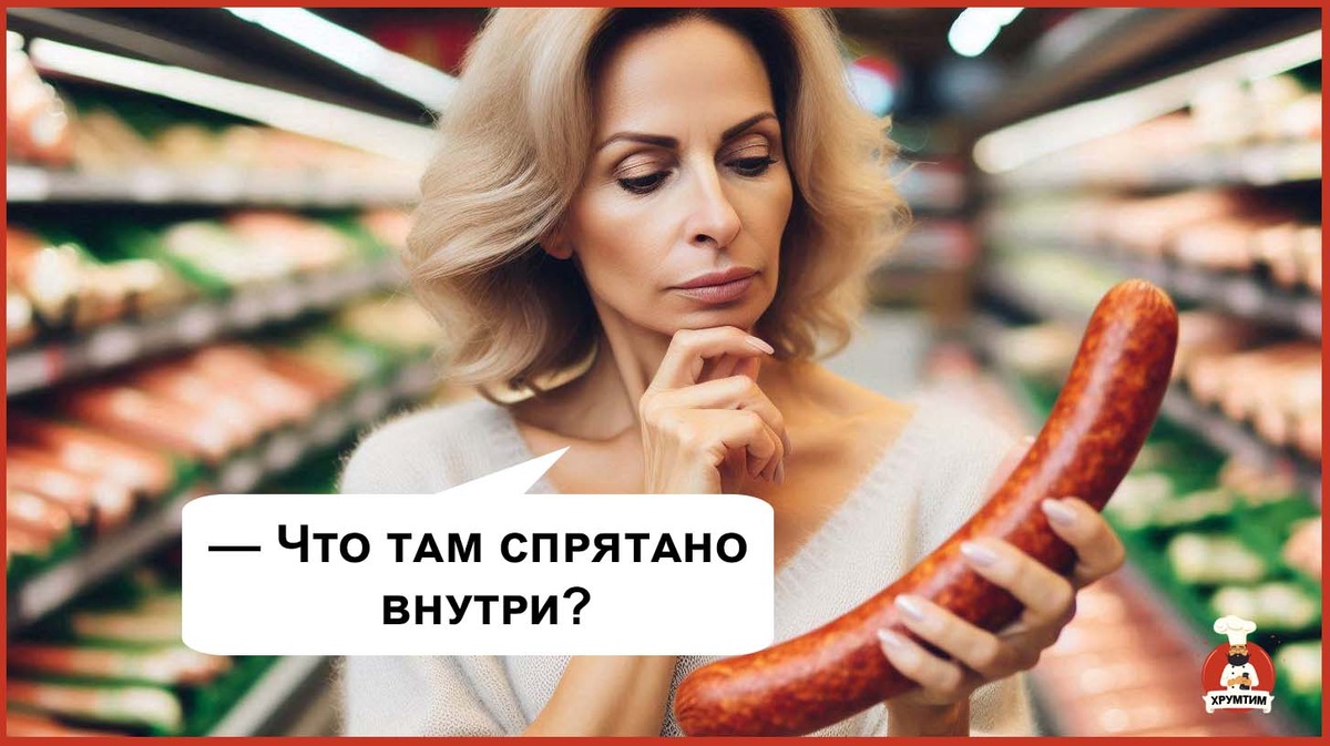 Что на самом деле внутри дешевой колбасы 
