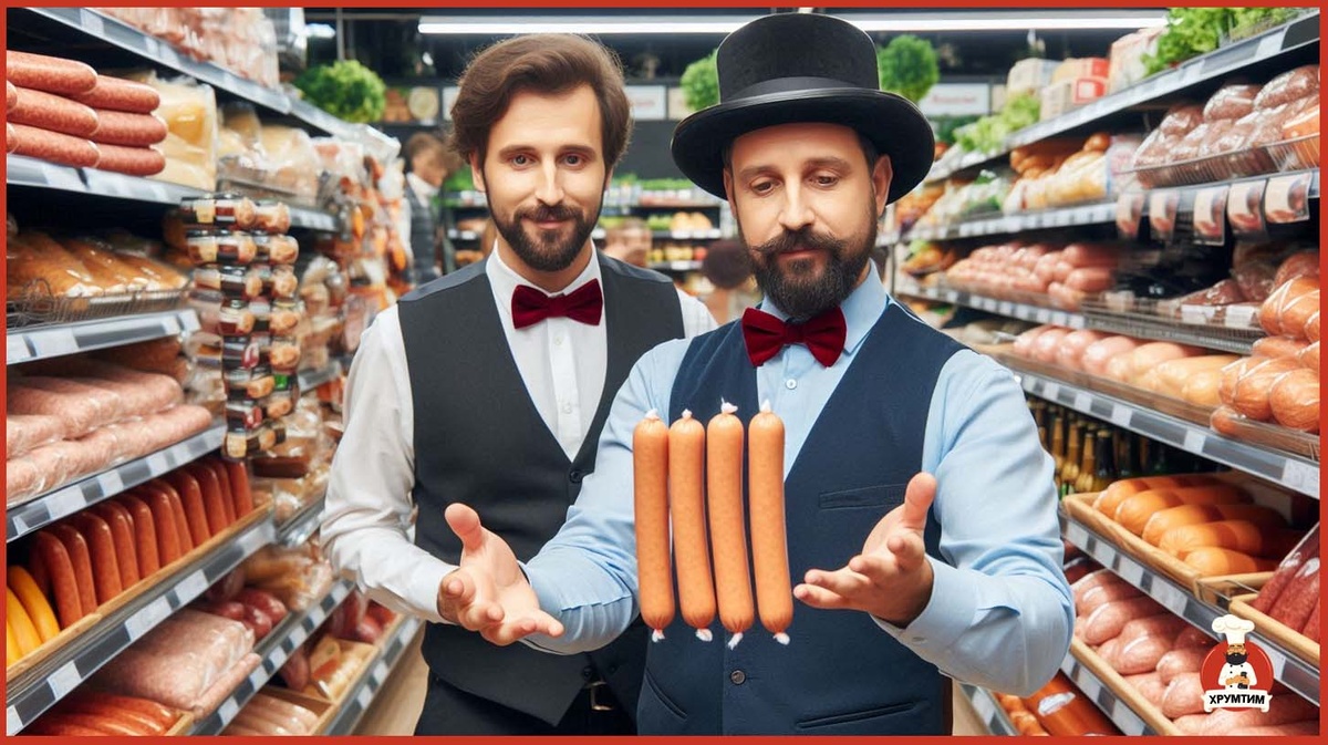 Фокусы с колбасой