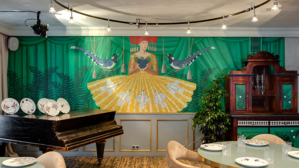 интерьер  ресторана The Repa, C.-Петербург