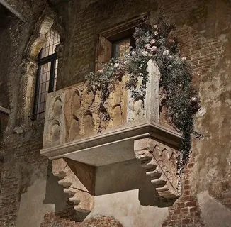 Балкон в Вероне Ромео и Джульетты