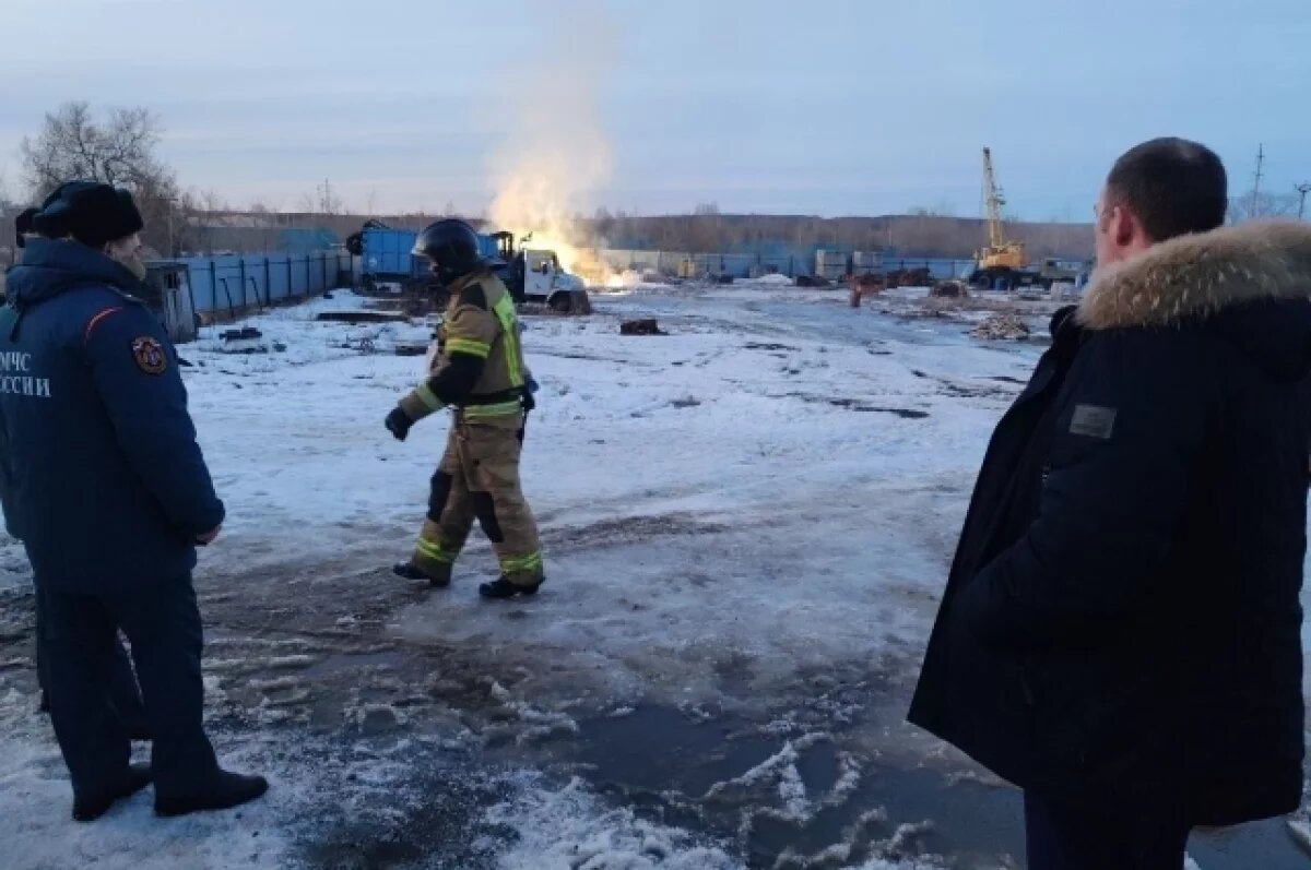    На месте пожара в Новосельдинском выявлено загрязнение воздуха