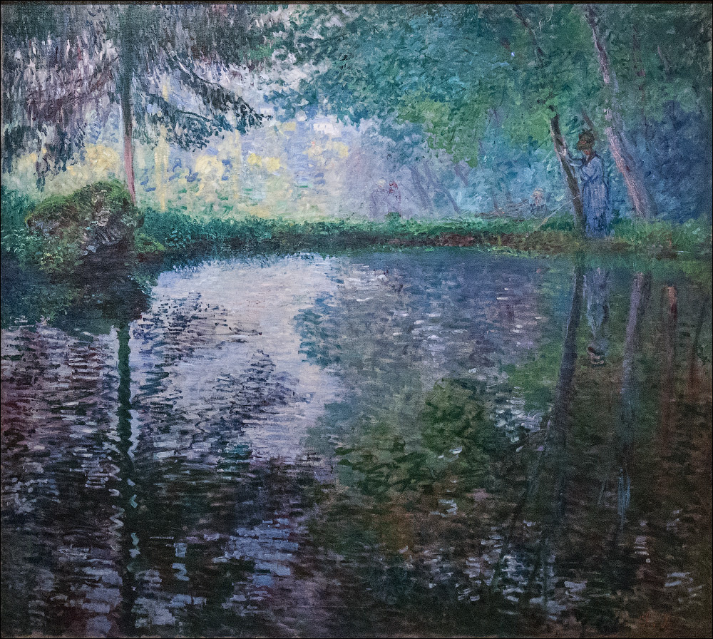 Клод Моне. Пруд в Монжероне. 1877