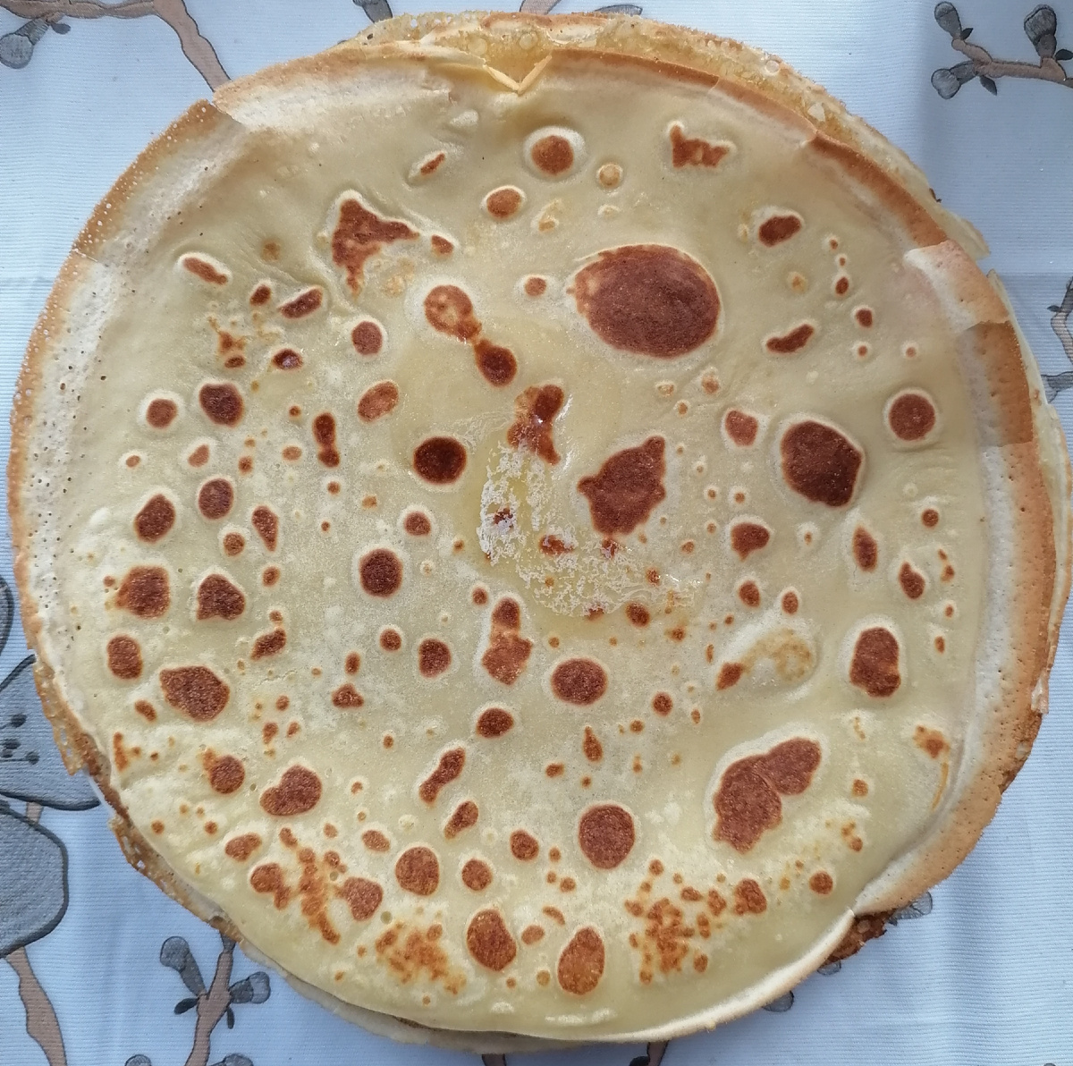 Блины были очень вкусные...