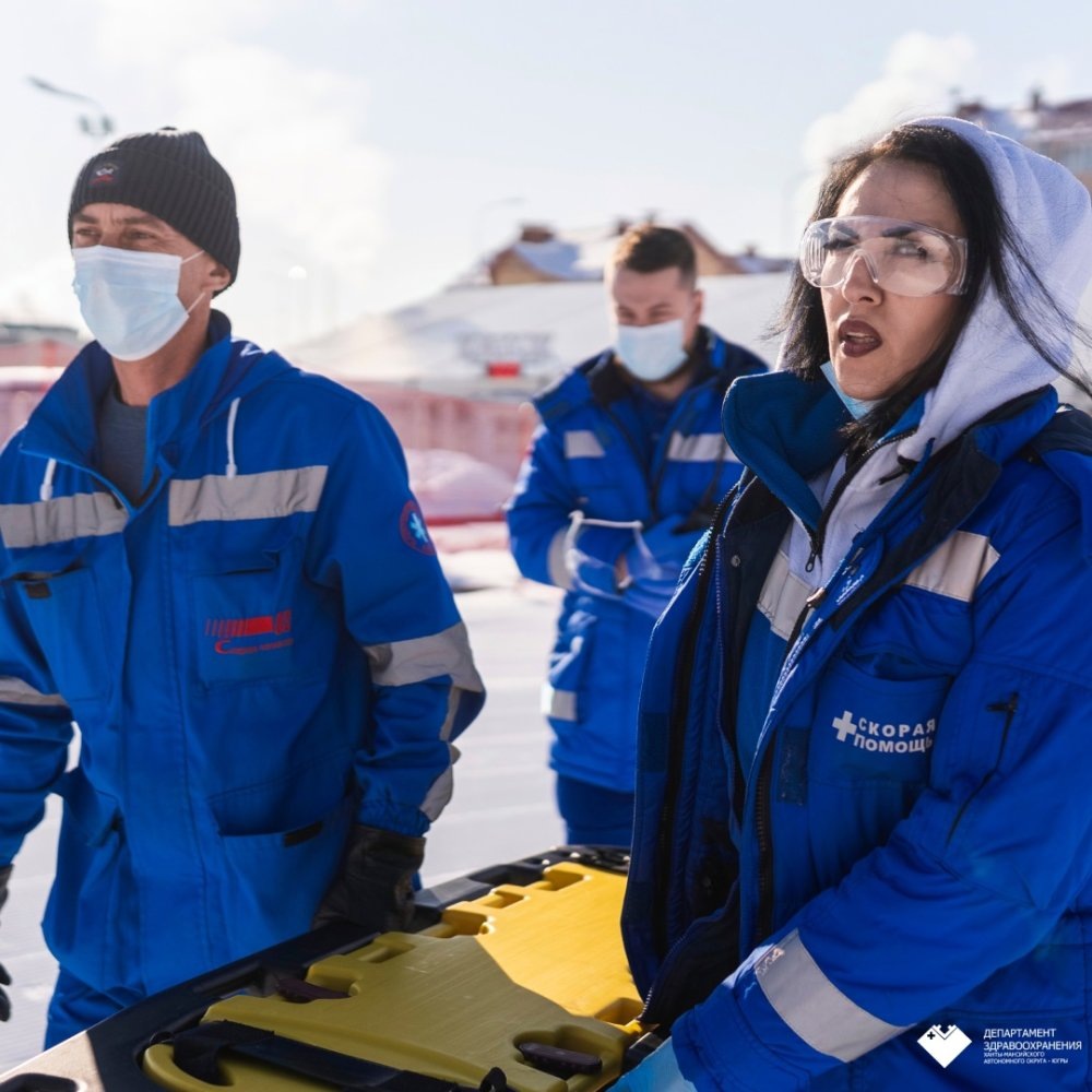    Медики Югры провели тренировку по алгоритмам медпомощи участникам Кубка Защитника Отечества