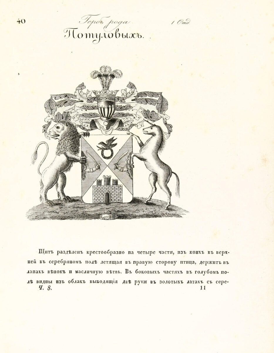 Герб рода Потуловых. https://m.ok.ru/group/53920682475646/album/53932360597630/835913366398