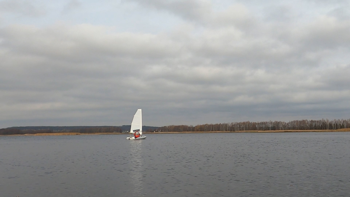 Надувной складной парусник от "Winboat"