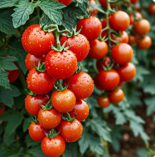 Много помидоров