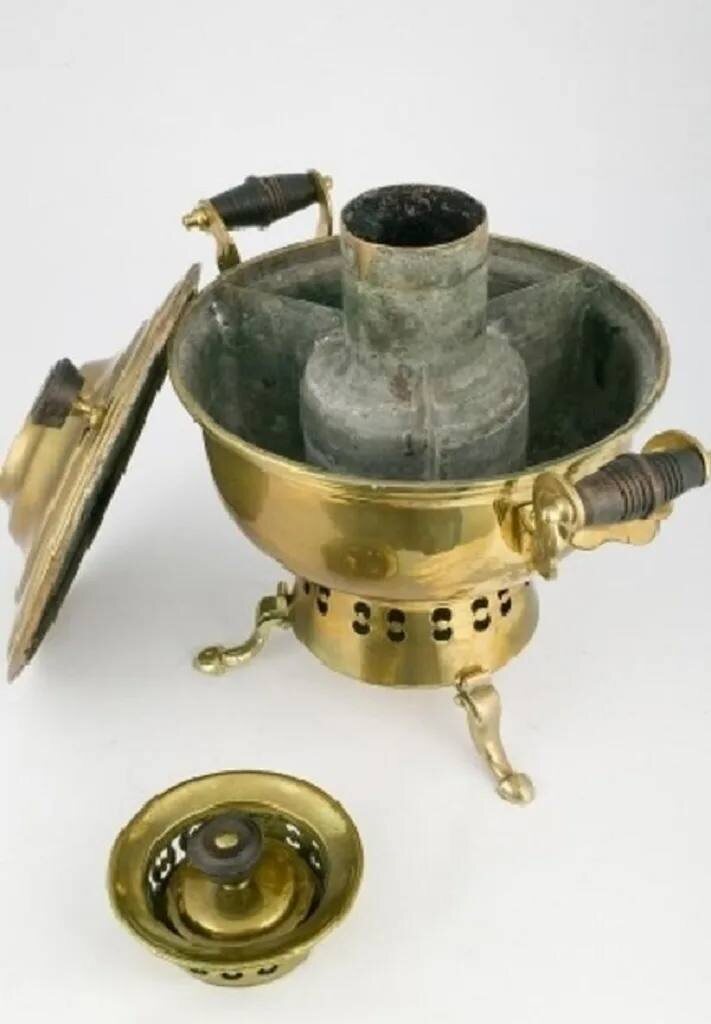 Самовар с 3 секциями