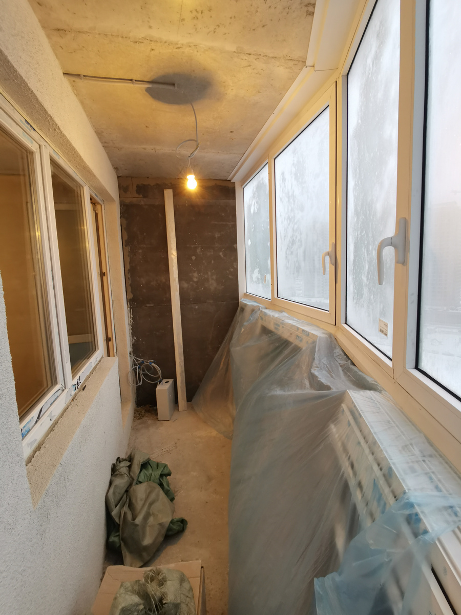 Остекление балкона ЖК На Заречной