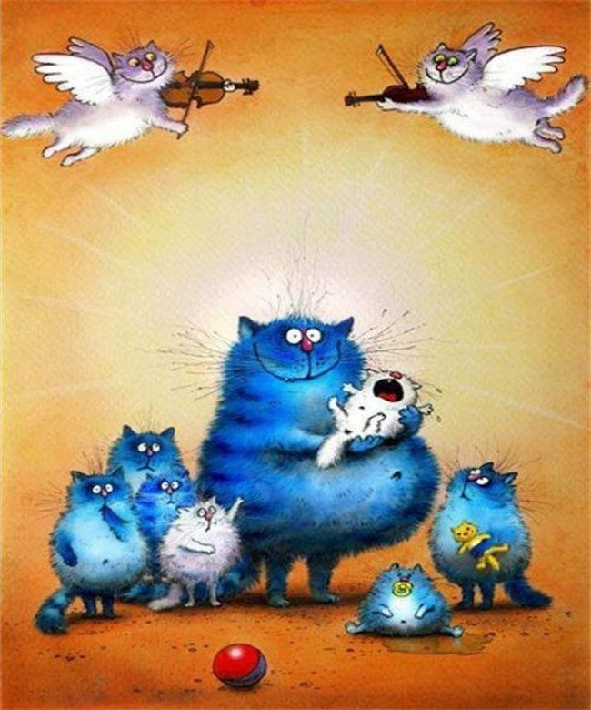 очаровательные коты Рины Зенюк