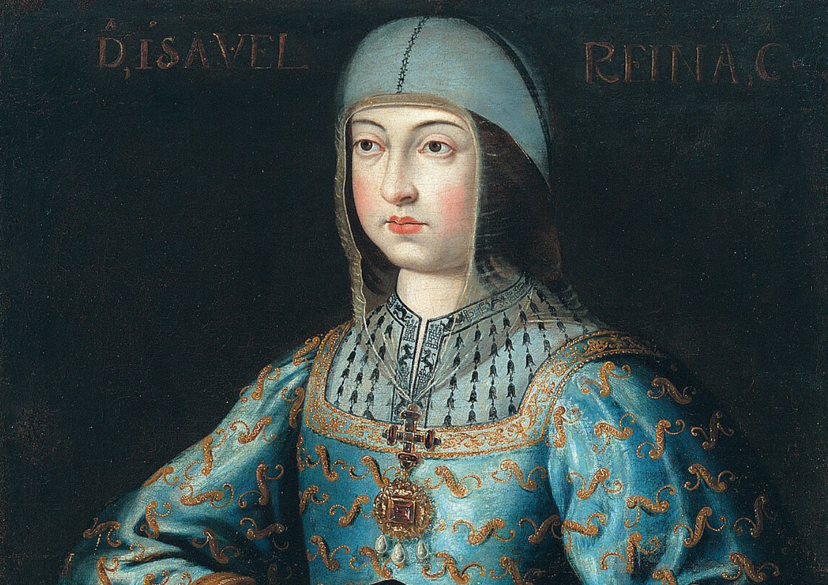 Artista desconhecido "Isabella no ano de sua ascensão ao trono em 1474" (detalhe) / Museu Casa de los Tiros, Espanha