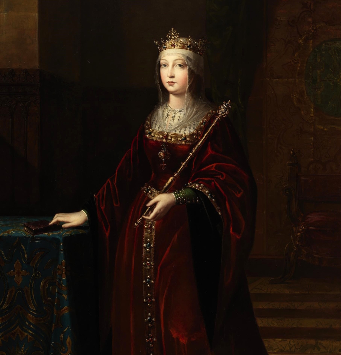 Luis de Madrazo "Rainha Isabel I de Castela" / Museu do Prado, Espanha
